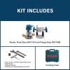 imageBOSCH 1617EVSPK Wood 12 Amp Router Tool Combo Kit  225 Horsepower Plunge Router ampamp Fixed Base with a Variable Speed MotorRouter Tool Combo Kit