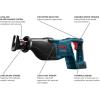 imageBOSCH CRS180B 18V 118 In DHandle Reciprocating Saw Bare ToolTool Only