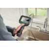 imageBOSCH GIC423C Professional Borescope Inspection Camera with Adjustable LED Light 5ft Removable Endoscope Camera Up Indicating Arrow Includes 12V Rechargeable Battery Carrying Case Attachments4 Screen  5 ft Camera
