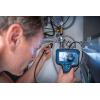 imageBOSCH GIC423C Professional Borescope Inspection Camera with Adjustable LED Light 5ft Removable Endoscope Camera Up Indicating Arrow Includes 12V Rechargeable Battery Carrying Case Attachments4 Screen  5 ft Camera