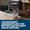 imageBOSCH GLF18V25N 18V Laminate Trim Router  Powerful Brushless Motor 1000030000 RPM Lightweight Ergonomic Enhanced Dust Extraction Quick Depth Adjustments for Precise Trimming