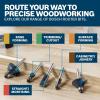 imageBOSCH GLF18V25N 18V Laminate Trim Router  Powerful Brushless Motor 1000030000 RPM Lightweight Ergonomic Enhanced Dust Extraction Quick Depth Adjustments for Precise Trimming