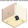 imageBOSCH GPL10050G GreenBeam SelfLeveling Alignment Laser Includes 2 AA Batteries BuiltIn Multipurpose Mount ampamp Hard Carrying Case