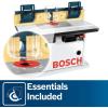 imageBOSCH RA1181 Benchtop Router Table 27 in x 18 in Aluminum Top with 212 in Vacuum Hose PortCabinet Storage