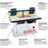 imageBOSCH RA1181 Benchtop Router Table 27 in x 18 in Aluminum Top with 212 in Vacuum Hose PortCabinet Storage