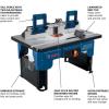 imageBOSCH RA1181 Benchtop Router Table 27 in x 18 in Aluminum Top with 212 in Vacuum Hose PortUltra Portable