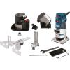imageBOSCH PR20EVSNK Colt Installers Kit 57 Amp 1 Hp FixedBase VariableSpeed Router with 3 Assorted Bases and Edge Guide