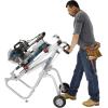 imageBOSCH T4B Portable GravityRise Miter Saw Stand with Wheels 18 Material CapacityMiter Saw Stand