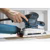 imageBOSCH OS50VC Electric Orbital Sander  34 Amp 12 Inch Finishing Belt Sander Kit with Vibration Control for 45 Inch x 9 Inch Sheets Blue