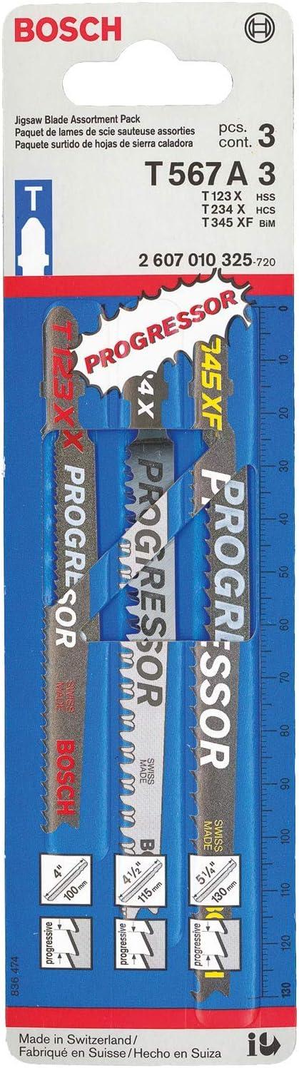 imageBOSCH TShank Jig Saw Blade Set 21 Pieces 358  514 524 TPI In Brute Tough Case For Wood Metal All PurposeMultiMaterial And Fiber Plaster