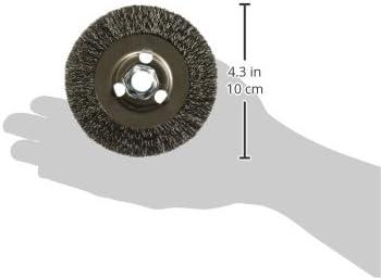 imageBosch WB569 4Inch Crimped Carbon Steel Wire Wheel 58Inch x 11 Thread Arbor