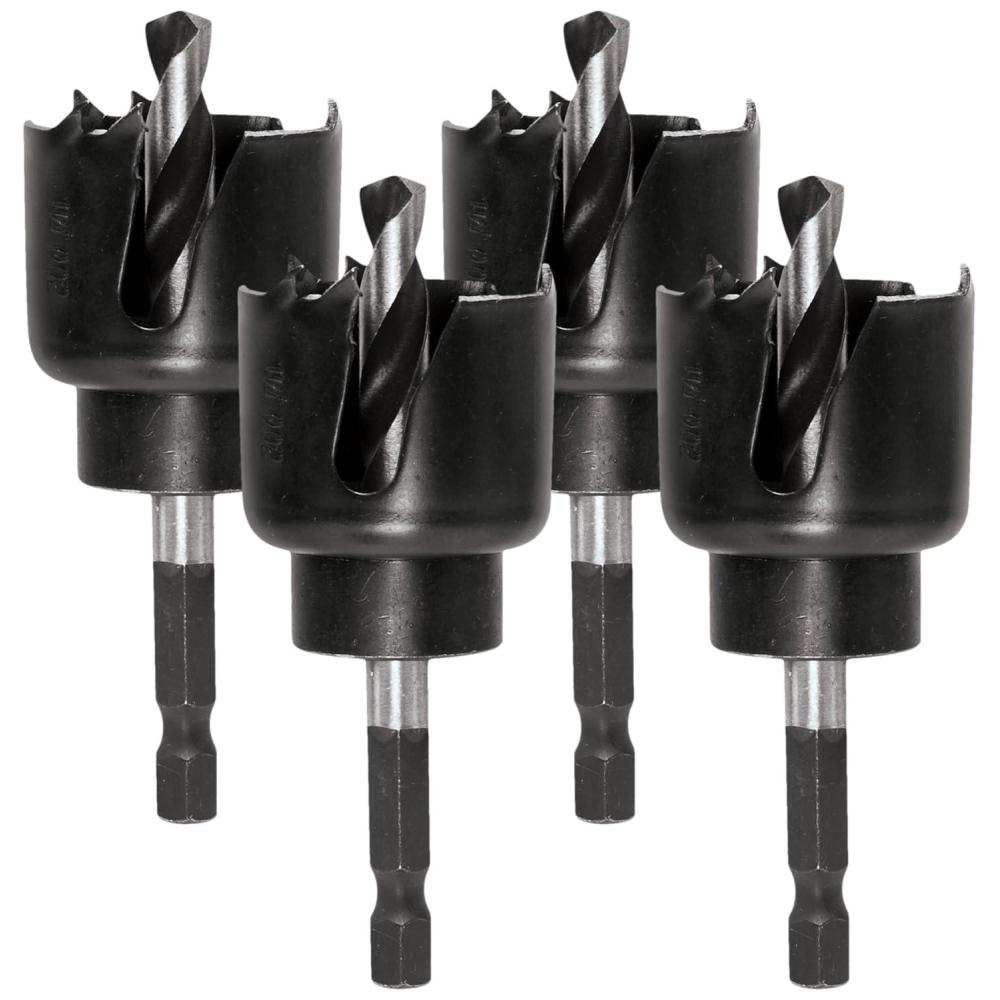 imageBOSCH HCS100 1 in Edge Wood Hole Saw with Arbor114 Hole Saw Pack of 4