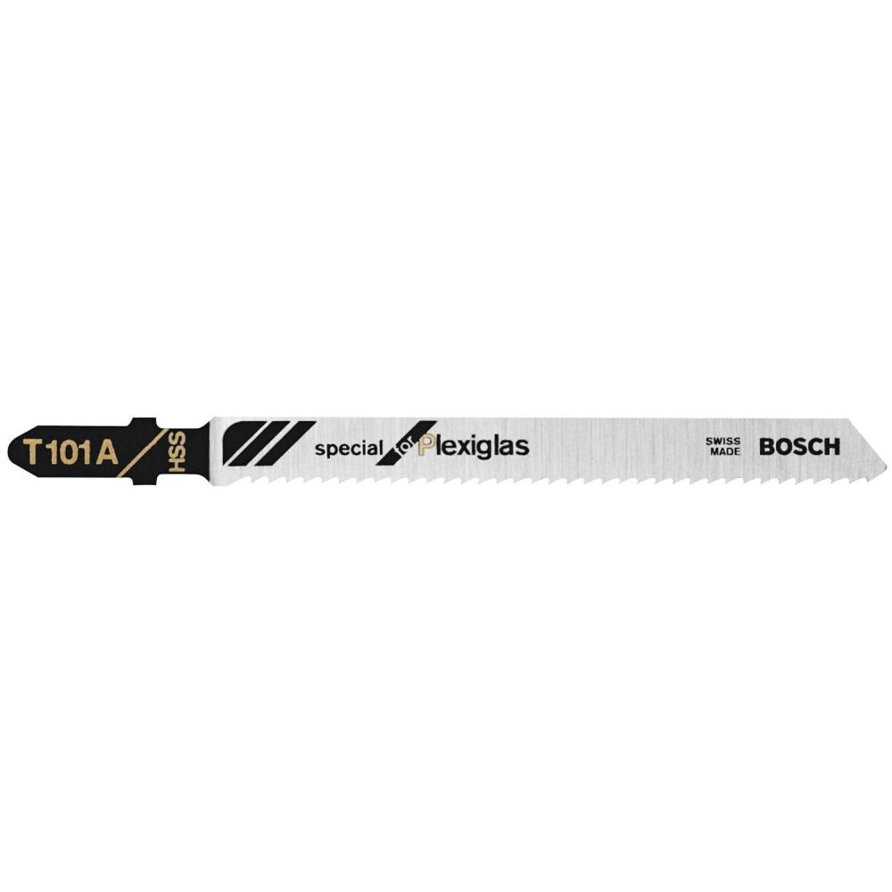 imageBosch T101A3 3Piece 4 In 14 TPI Special for Plexiglas TShank Jig Saw Blades4 14 TPI  3 pcs