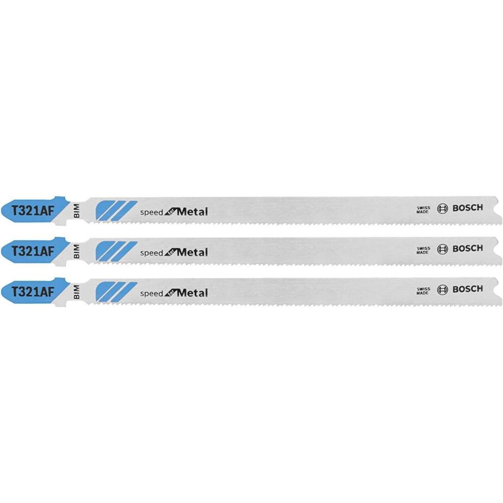 imageBosch T321AF3 3Piece 514 In 21 TPI Speed for Metal TShank Jig Saw Blades