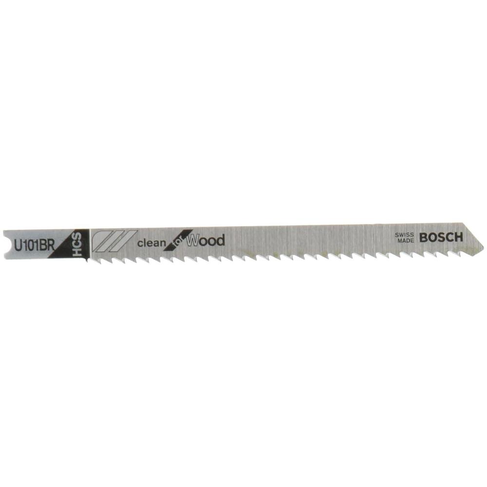 imageBosch U101BR 5Piece 4 In 10 TPI Reverse Pitch Clean for Wood Ushank Jig Saw Blades5 Count Pack of 1