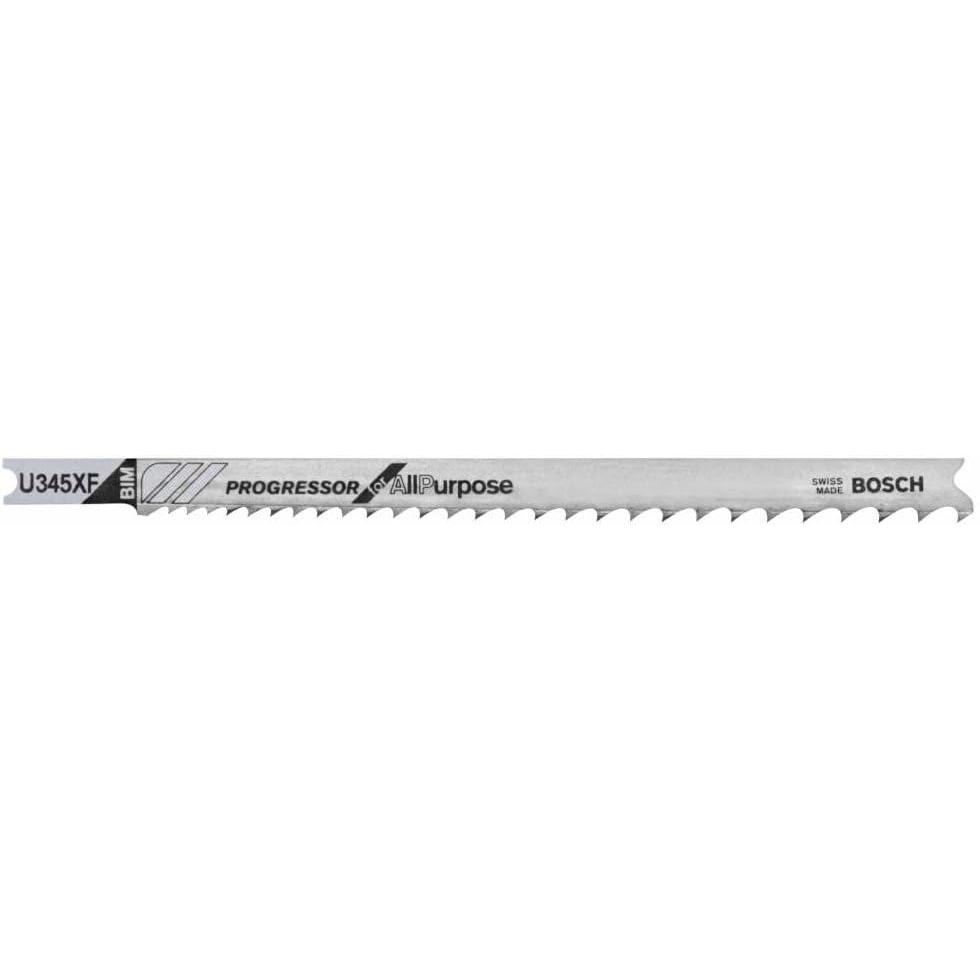 imageBosch U345XF 5Piece 5 in 510P TPI Progressor for All Purpose UShank Jig Saw Blades