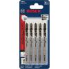imageBOSCH T101A 5 pieces 4 In 14 TPI Special For Plexiglas TShank Jig Saw Blades