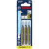 imageBOSCH T118AHM3 3 Pc 314 In 24TPI TC Bosch Shank Jigsaw Blade