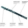 imageBOSCH T144D 5Piece 4 In6 TPI Speed for Wood TShank Jig Saw Blades