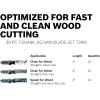 imageBOSCH T30W 30Piece TShank Jig Saw Blade Set Optimized for Woodworking