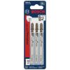 imageBosch T101A3 3Piece 4 In 14 TPI Special for Plexiglas TShank Jig Saw Blades4 14 TPI  3 pcs Pack of 5