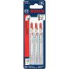imageBosch T102H 3Piece 3 In 10 TPI Clean for PVC High Carbon Steel Jig Saw Blades