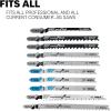 imageBosch T321AF3 3Piece 514 In 21 TPI Speed for Metal TShank Jig Saw Blades