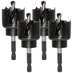 imageBOSCH HCS100 1 in Edge Wood Hole Saw with Arbor114 Hole Saw Pack of 4