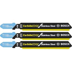 imageBOSCH T118AHM3 3 Pc 314 In 24TPI TC Bosch Shank Jigsaw Blade