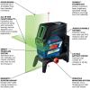 imageBOSCH GCL10080C 100 Ft 12V Max Connected CrossLine Laser Includes 20 Ah 12V Max LithiumIon Battery ampamp Charger Magnetic Rotating Mount HeavyDuty Pouch Hard Carrying Case ampamp AccessoriesGreen Combo Laser