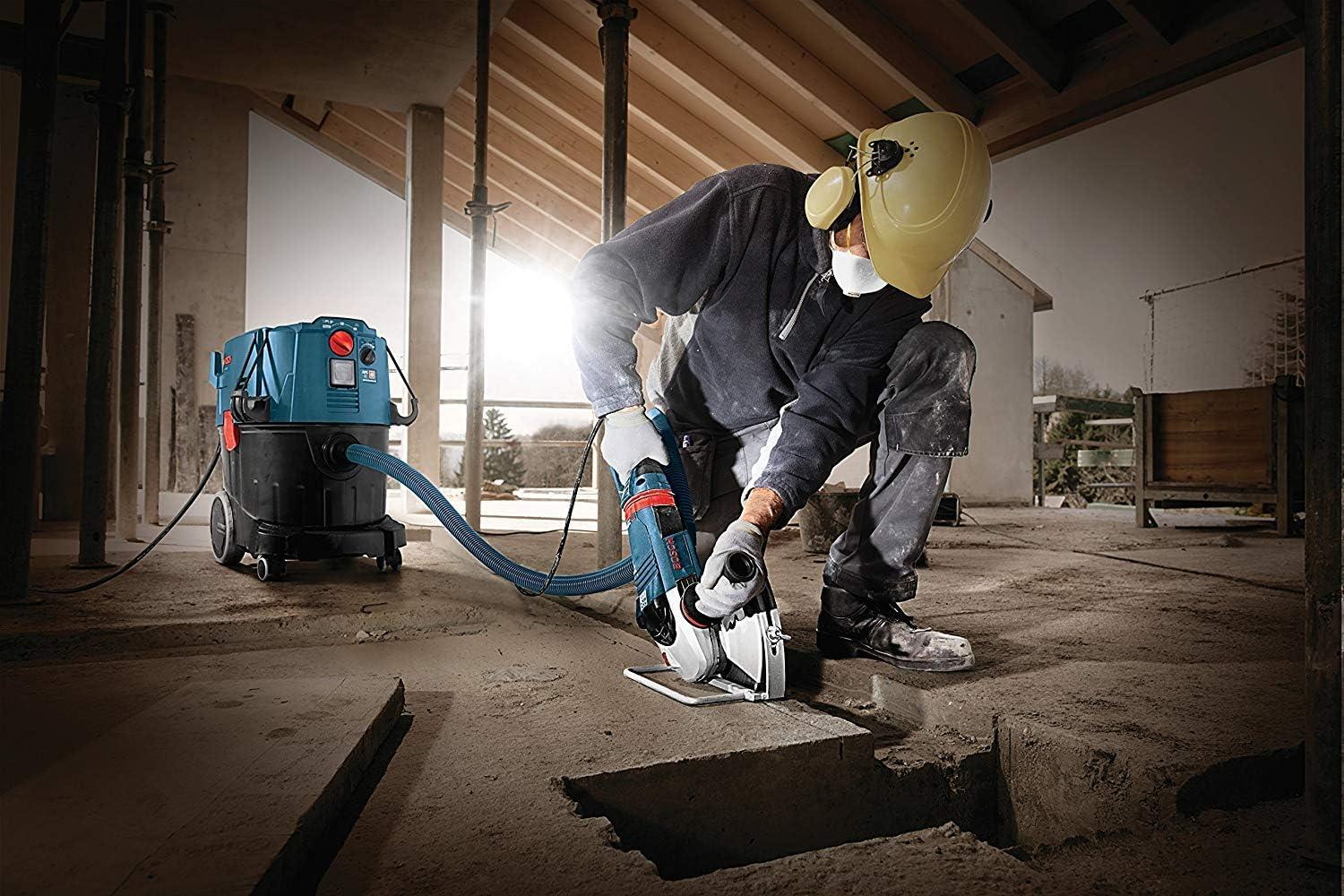 imageBOSCH VAC090AH Portable 9 Gallon Dust Extractor with Auto Filter Clean and HEPA FilterDust Extractor
