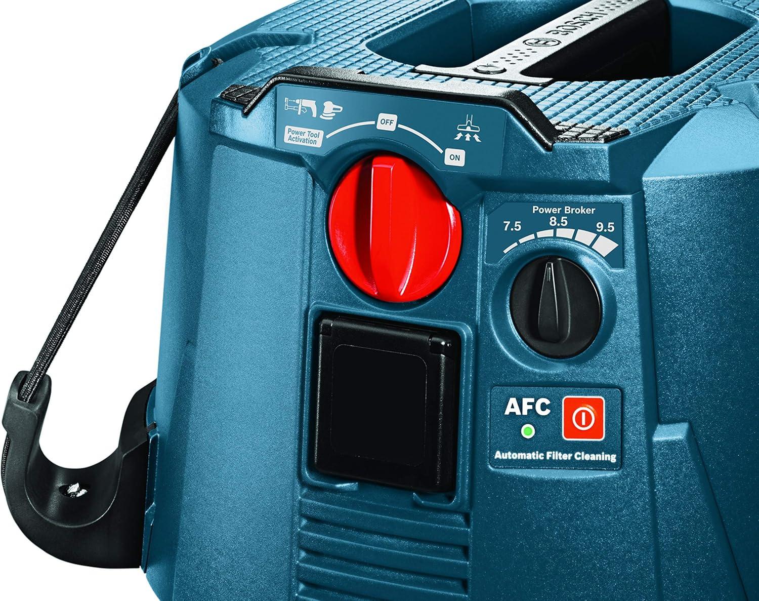 imageBOSCH VAC090AH Portable 9 Gallon Dust Extractor with Auto Filter Clean and HEPA FilterDust Extractor