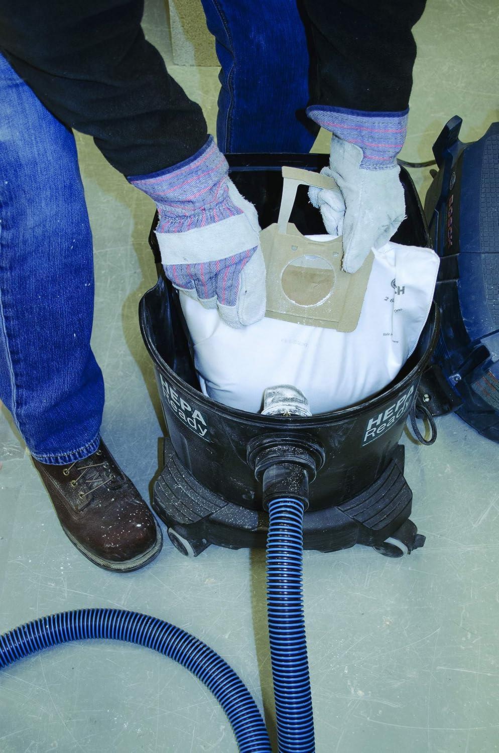 imageBOSCH VAC090AH Portable 9 Gallon Dust Extractor with Auto Filter Clean and HEPA FilterDust Extractor