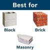 imageBOSCH BM5000 14Piece Fast Spiral Rotary Masonry Carbide Tip Bits Assorted Set for Rotary Drilling Applications in Block Brick Masonry