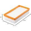 imageBosch VF130H Flat HEPA Filter Captures 9997 of Particles for Superior Allergy and Dust Control