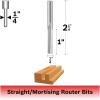 imageBosch 85154 High Speed Steel Single Flute Straight Bit 14quot1 Count Pack of 2
