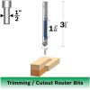 imageBosch 85246 12Inch Carbide Tipped Straight Fluted Pilot Panel Bit with DrillThrough PointSingle Flute