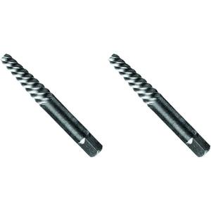 imageBOSCH BSPE6D 12Piece Assorted Set Spiral Flute HighCarbon Steel Screw Extractor ampamp Black Oxide Drill Bits Ideal for Removing Stripped Screws Bolts Fasteners4 Pack of 2