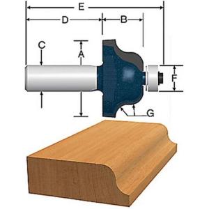 imageBosch 85270MC 1 in Roman Ogee Router Bit