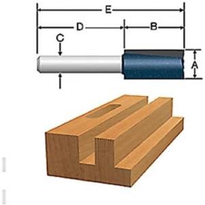 imageBosch 85466M 114 In x 114 In Carbide Tipped 2Flute Straight Bit