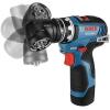 imageBOSCH GSR12V300FCB22 12V Max EC Brushless Flexiclick 5In1 DrillDriver System with 2 2 Ah BatteriesStarterKit