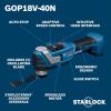 imageBOSCH GOP18V40N 18V Brushless StarlockMax Oscillating Tool  Powerful 20000 OPM 6 Speed Settings AutoStop Ergonomic Design Fast Accessory Changes Ideal for Remodelers ampamp Contractors