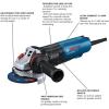 imageBOSCH GWS12450PBD 4  In Ergonomic Angle Grinder with No LockOn Paddle Switch  High Performance and Comfort for Grinding and Cutting Applications