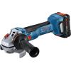 imageBOSCH GWS18V10B14 18V Brushless 412  5 In Angle Grinder Kit with 1 CORE18V 8 Ah High Power Battery