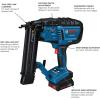 imageBOSCH GNH18V18MB12 18V Brushless 18Gauge Brad Nailer Kit with 2Ah Battery and Charger  Cordless Efficient and Precise for Decorative Work and Tight SpacesTool  Battery  Charger