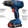 imageBOSCH 18V Compact 12quot DrillDriver Kit with 2 15 Ah Slim Pack Batteries GSR18V190B222nd Generation