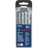 imageBOSCH BM5005 5Piece Fast Spiral Rotary Masonry Carbide Tip Bits Assorted Set for Rotary Drilling Applications in Block Brick Masonry