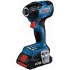 imageBOSCH GDR18V1860CB25 18V ConnectedReady 14 In Hex Impact Driver Kit with 2 CORE18V 4 Ah Advanced Power Batteries and 1 Connectivity Module