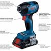 imageBOSCH GDR18V1860CB25 18V ConnectedReady 14 In Hex Impact Driver Kit with 2 CORE18V 4 Ah Advanced Power Batteries and 1 Connectivity Module