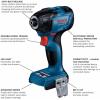 imageBOSCH GDR18V1860CN 18V Brushless ConnectedReady 14 In Hex Impact Driver Bare Tool